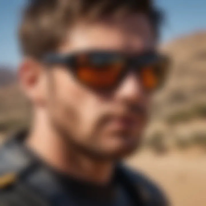 Outdoor extreme sports athlete wearing Chromapop sunglasses