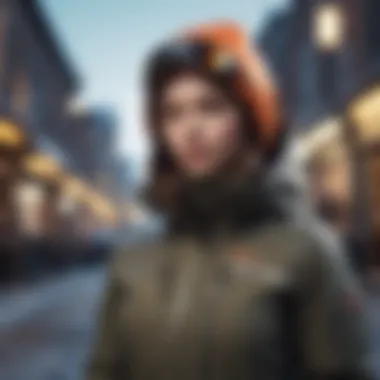 High-Performance Insulated Snow Jacket A stylish snow jacket showcasing advanced insulation technology.