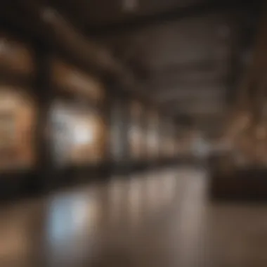 Interior shot of Stoneridge Mall highlighting shopping areas