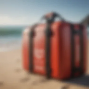 Comparison of surf luggage bag sizes