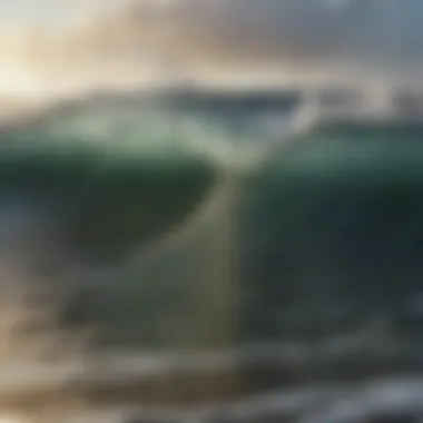 The Beauty of Waves: Textures and Patterns A close-up of intricate wave patterns and textures