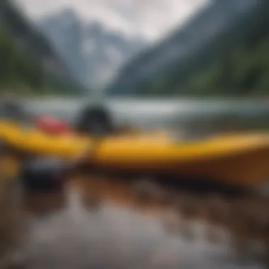 Essential Gear for Every Kayaker Close-up of kayaking equipment laid out ready for adventure.