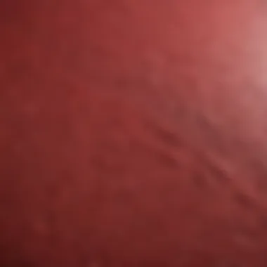 Close-up view of red grip tape texture and pattern