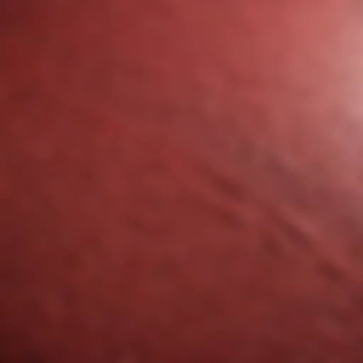 Close-up view of red grip tape texture and pattern