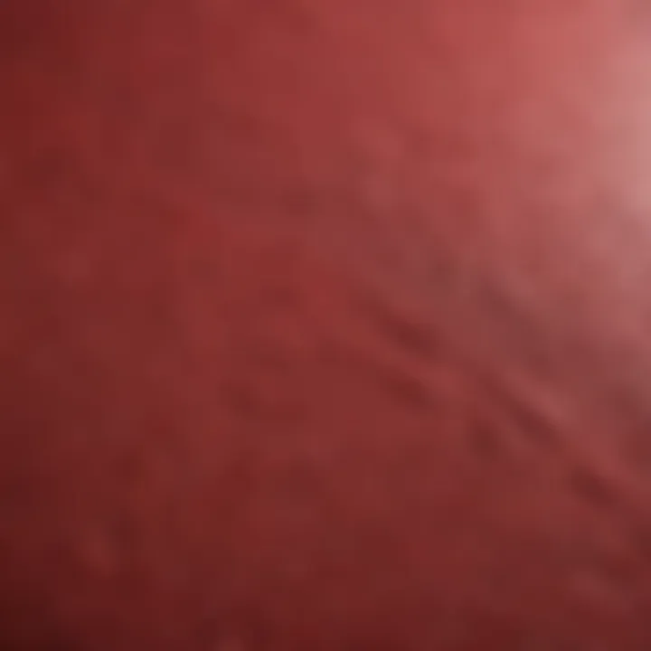 Close-up view of red grip tape texture and pattern