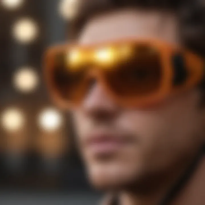 Connectivity features of electric sunglasses enhancing performance