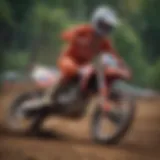 Ken Roczen in action on the track