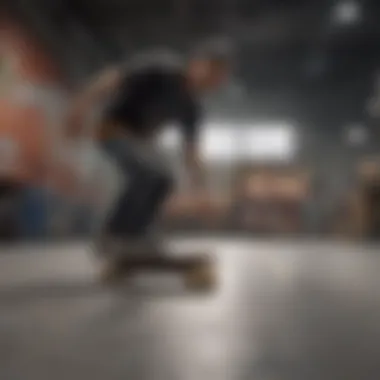 A comparison of different skateboards used in video games versus real life.