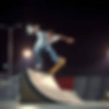 Half Cab Execution Skater performing a Half Cab on a ramp