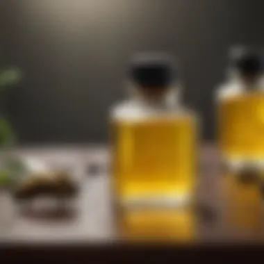Eco-Friendly Essential Oils for Air Fresheners Close-up of essential oils used in creating eco-friendly air fresheners