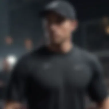 Dynamic Athlete in Action Dynamic athlete showcasing the black Nike cap during an extreme sports competition