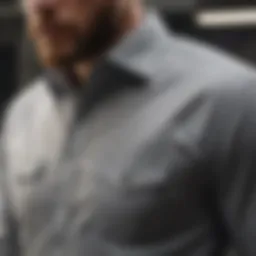 Historical evolution of the gray button-down shirt