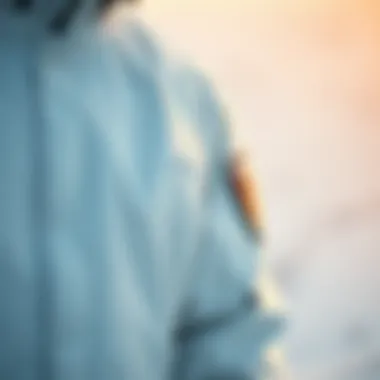 Durability and Design Excellence A detailed look at the materials used in a white bubble coat, highlighting its durability and design