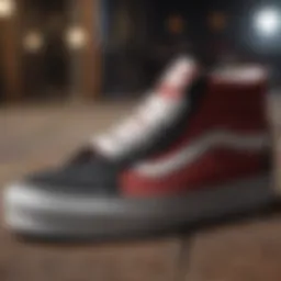 Variety of Vans shoe styles on display