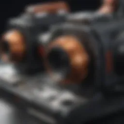 Close-up view of Union STR bindings showcasing advanced technology and materials