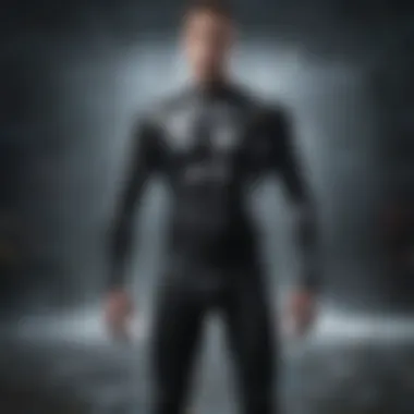 Exploring Wet Suit Materials and Designs Diverse wet suits displayed to showcase various materials and designs