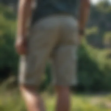 Unionbay Bermuda Shorts in Nature Stylish Unionbay Bermuda shorts displayed in a natural outdoor setting