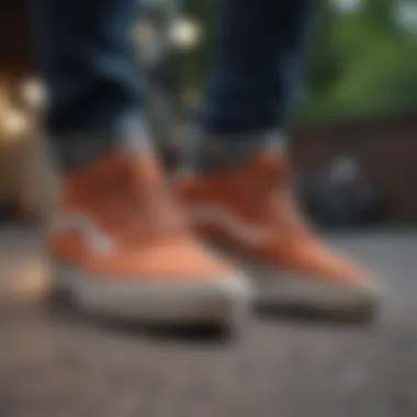 Vans BMX Cult Shoes in Action During a BMX Stunt Vans BMX Cult shoes during a BMX stunt
